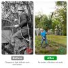 Cordless Pole 6In Saw 7.4Ft Maximum Extendable Length 35Ft/S Speed Electric Pole Chainsaw 2Pcs 3.0Ah Batteries And Charger Included Pruning Trimming
