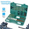 Universal Gun Cleaning Kit Gun Cleaning Brushes Mops Muff Guard W/ Carrying Case For Rifles Pistols Handguns Shotguns