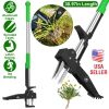 Aluminum Stand Up Weed Puller 38.97In without Bending Kneeling With 4 Claws For Lawn Yard Garden