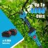 2-In-1 Electric Shear with Extension Pole 21V 4.0Ah Cordless Pruner 13Ft High Tree Trimming Pruning ETC.