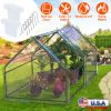 Portable Mini Greenhouse With Roll-Up Zipper Doors Waterproof Uv-Resistant Pvc Cover Hot House For Indoor Outdoor Garden Patio Backyard 70.86*33.46*37