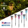 Solar Garden Lights Outdoor Pathway Lights 6Packs Ip44 Water-Resistant Landscape Lights 8Hrs For Yard Driveway Walkway