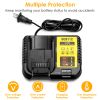 Rapid Charger Replacement Fit For Dewalt 10.8-20V Battery Dcb107 Dcb101 Dcb200 Dcb205