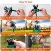 Lawn Sprinkler Automatic 360° Flexible 12 Tubes Garden Water Irrigation Sprayers Garden Sprinkler