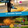 Cordless Leaf Blower 93Mph 431Cfm Battery Powered Leaf Blower 6 Variable Speeds 2 Rechargeable Batteries Yard Garden Garage driveway