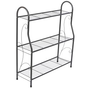 3 Tier Plant Stand Shelf Flower Pot Holder Display Rack 88Lbs Utility Storage Organizer