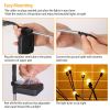 Solar Firefly Swaying Decorative Lights 2Pcs Ip65 Waterproof Pathway Landscape Patio Yard Night Light