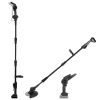 Cordless Electric Pole Saw & Mini Chainsaw & Grass Trimmer Kit 3-In-1 Adjustable Length 2Pcs 21V 1500Mah Batteries 4In 6In Chains Saw Blade 5Pcs