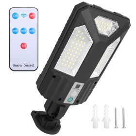 Solar Wall Light Outdoor 87 Led Beads Pir Motion Sensor Remote Control Wireless Lamps Ip45 Waterproof Lighting For Garage Front Door Garden Pathway