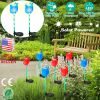 Solar Powered Tulip Garden Light Windmill Waterproof Landscape Stake Lamp Decorative Lawn Lights Garden Yard Driveway Walkway Patio