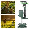 Solar Powered Motion Sensor Animal Repellent Sprinkler With Flashing Light Outdoor Animal Deterrent For Cats Dogs Squirrels Birds Raccons Deer