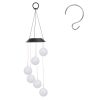 Solar Ball Wind Chime 7 Color Changing Wind Chime For Outside Ipx4 Waterproof Outdoor Garden Yard Decor