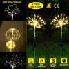 Solar Powered Starburst / Firework Lights 240 Led Garden Path Decor Lights 2Pcs