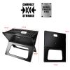 Portable Bbq Barbecue Grill Foldable Charcoal Grill Camping Garden Outdoor Travel
