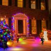 Color Changing Stake Landscape Lights 4Pcs Ip65 Waterproof Led with Remote Control 16 Color Dynamic Lights Lawn, Backyard, Pathway, and Garden