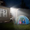 Solar Wall Light Outdoor 9 Cob Beads Pir Motion Sensor Remote Control Wireless Lamps Ip45 Waterproof Lighting For Garage Front Door Garden Pathway