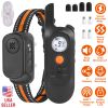Dog Training Collar Ip65 984Ft Waterproof Pet Beep Vibration Electric Shock Collar 3 Channels Rechargeable Transmitter Receiver Trainer With Recording