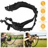 Tactical Shotgun Sling 2 Point Gun Sling Adjustable Shoulder Strap Rifle Shotgun Belts W/ 15-Shell Holders