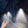 Solar Powered Outdoor Wall Lights 100Led Motion Sensor Lamp Ip65 Waterproof 3 Modes Sensor Light Remote Control For Street Front Door Deck Garden