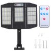 Solar Wall Light Outdoor 33 Cob Beads Pir Motion Sensor Remote Control Wireless Lamps Ip45 Waterproof Lighting For Garage Front Door Garden Pathway