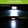 Compact Hanging Work Light 27Leds Portable Magnetic Flashlight With Hook For Mechanicing Emergency Dark Places