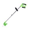 Cordless Rechargeable Grass Trimmer Weed Cutter 21V 300W 18000M/Min 2 Stainless Steel Blades 10 Plastic Blades Garden Lawn Fence