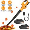 Cordless Leaf Blower Handheld Battery Powered Air Blower Max 124Mph 300Cfm With 2 Adjustable Speeds 2Pcs 18V 2000Ma Battery And Charger
