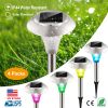 Solar Waterproof Lights 10Hrs 4Packs Ip44 Outdoor Color Changing Landscape Lamps Garden Lawn Yard Driveway Walkway