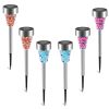 Solar Garden Lights Outdoor Pathway Lights 6Packs Ip44 Water-Resistant Landscape Lights 8Hrs For Yard Driveway Walkway