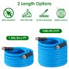 Non-Expanding Flexible Heavy Duty Pvc Garden Hose Leak-Resistant Kink-Free All-Weather Burst 500Psi 25Ft/50Ft 5/8"