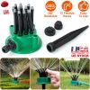 Lawn Sprinkler Automatic 360° Flexible 12 Tubes Garden Water Irrigation Sprayers Garden Sprinkler