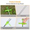 Weed Puller Twister Stand Up Root Removal Hand Tool 3 Claws Aluminum Grass Manual Remover 38.98In Long Handle W/ Foot Pedal
