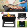 Portable Bbq Barbecue Grill Foldable Charcoal Grill Camping Garden Outdoor Travel