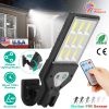 Solar Wall Light Outdoor 9 Cob Beads Pir Motion Sensor Remote Control Wireless Lamps Ip45 Waterproof Lighting For Garage Front Door Garden Pathway