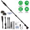 Cordless Pole 6In Saw 7.4Ft Maximum Extendable Length 35Ft/S Speed Electric Pole Chainsaw 2Pcs 3.0Ah Batteries And Charger Included Pruning Trimming