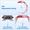 Camping Chair Lightweight Foldable Outdoor Chair With Cup Holder Detachable Sun Canopy Carrying Bag 330Lbs Max Load Backyard Garden Garages