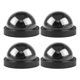 Fake Security Dome Dummy Camera with Realistic Looking Flash Led Lights Simulated Surveillance Security For Home Shop Factory