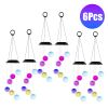 Solar Ball Wind Chime 7 Color Changing Wind Chime For Outside Ipx4 Waterproof Outdoor Garden Yard Decor