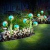 Dandelion Solar Light 36led Beads 2 Pcs Outdoor Garden Lawn Pathway Landscape Stake Lamp Colorful Ornamental Light