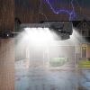 Solar Wall Light Outdoor 264Pcs Led Beads Pir Motion Sensor Remote Control Wireless Lamps Ip45 Waterproof Lighting For Garage Front Door Garden Pathwa