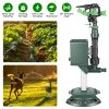 Solar Powered Motion Sensor Animal Repellent Sprinkler With Flashing Light Outdoor Animal Deterrent For Cats Dogs Squirrels Birds Raccons Deer