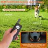 Dog Training Collar Ip65 984Ft Waterproof Pet Beep Vibration Electric Shock Collar 3 Channels Rechargeable Transmitter Receiver Trainer With Recording