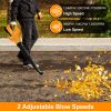 Cordless Leaf Blower Handheld Battery Powered Air Blower Max 124Mph 300Cfm With 2 Adjustable Speeds 2Pcs 18V 2000Ma Battery And Charger