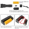 Led Rechargeable Flashlight Zoomable Aluminum Alloy Flashlight Torch W/High Low Strobe Night Light For Night Walking Adventure Searching