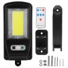 Solar Powered Outdoor Wall Lights 100Led Motion Sensor Lamp Ip65 Waterproof 3 Modes Sensor Light Remote Control For Street Front Door Deck Garden
