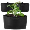 Plant Grow Bags 3 Pack Planter Bags Breathable Planting Fabric Pots 15 Gal Potato Vegetable
