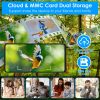 Solar Powered Bird Feeder 2K Bird Watching Camera With Pir Motion Ai Birds Species Identify Two-Way Audio Real-Time App Notification Capture Video