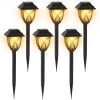 Solar Powered Stake Outdoor Light Decorative Landscape Lamp 6Pack Ip45 Waterproof Auto On Off Outdoor Light For Pathway Garden Yard Patio