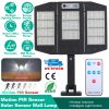 Solar Wall Light Outdoor 264Pcs Led Beads Pir Motion Sensor Remote Control Wireless Lamps Ip45 Waterproof Lighting For Garage Front Door Garden Pathwa