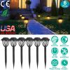 Solar Powered Stake Outdoor Light Decorative Landscape Lamp 6Pack Ip45 Waterproof Auto On Off Outdoor Light For Pathway Garden Yard Patio